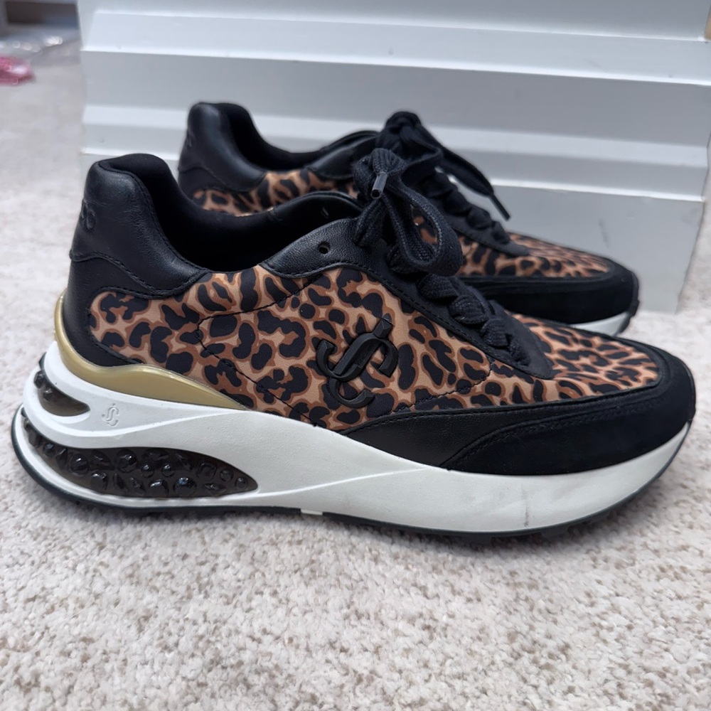 Jimmy Choo Leopard Print Women's Sneakers size 35